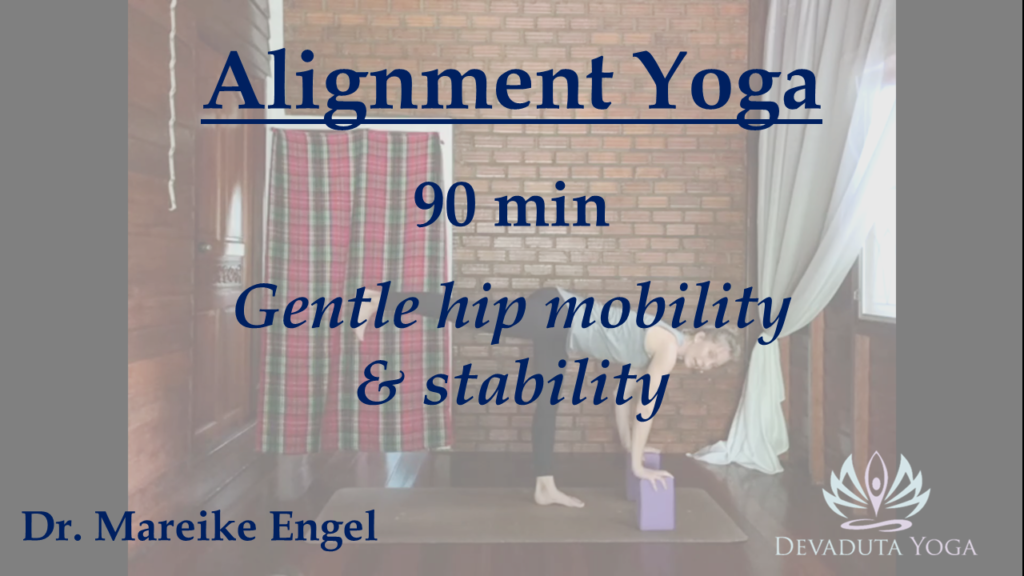 Gentle hip mobility and stability yoga practice