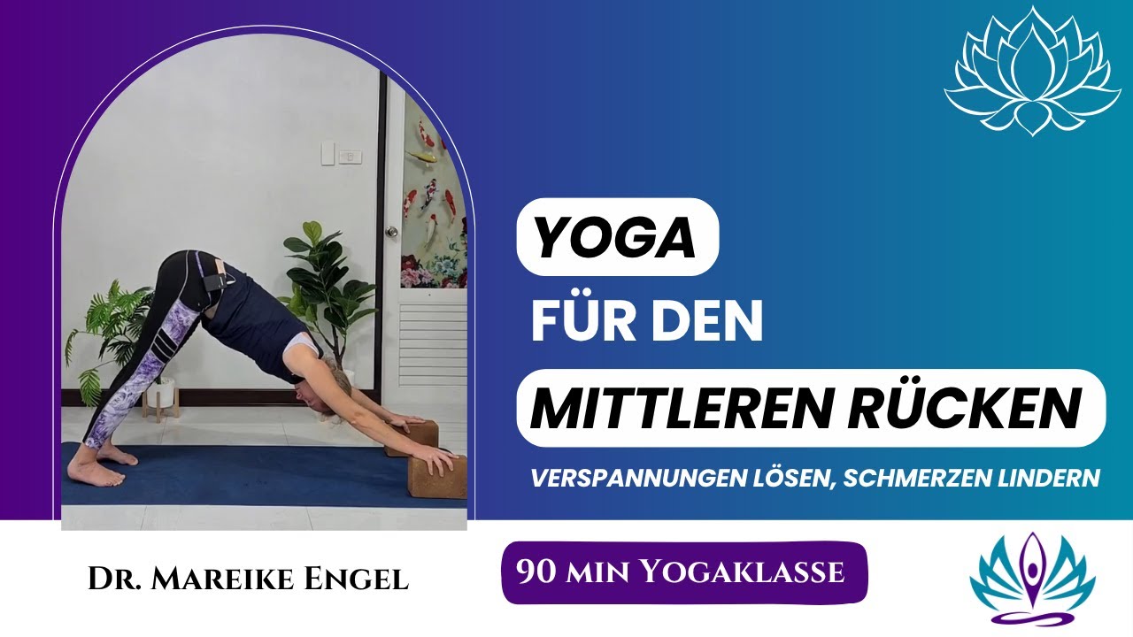 Yoga für den mittleren Rücken: Verspannungen lösen